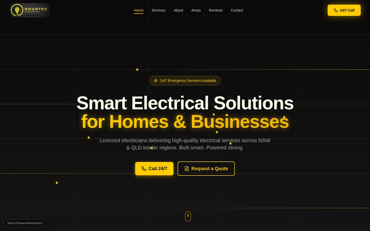 Smartec Electrical website homepage designed by Melbourne Web Design Co.